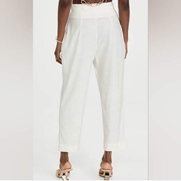 ❌️SOLD❌️CULT GAIA Judith High Rise Loose Fit Pants with Tie-Up SIZE S - Picture 7 of 9